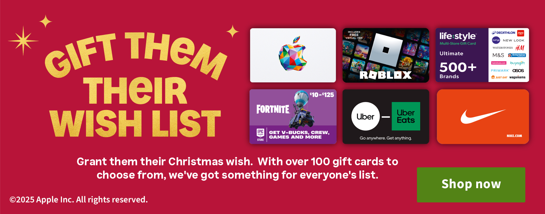 Gift them their wish list