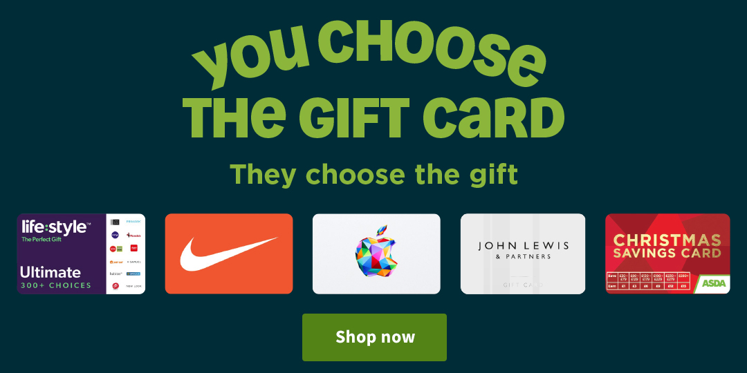 Gift Card range banner