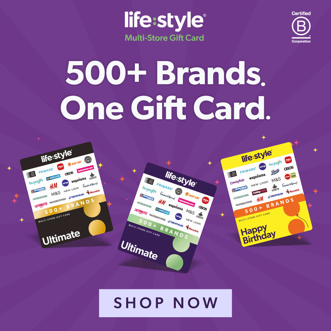 Lifestyle. 500+ Brands. One Gift Card. Shop Now.