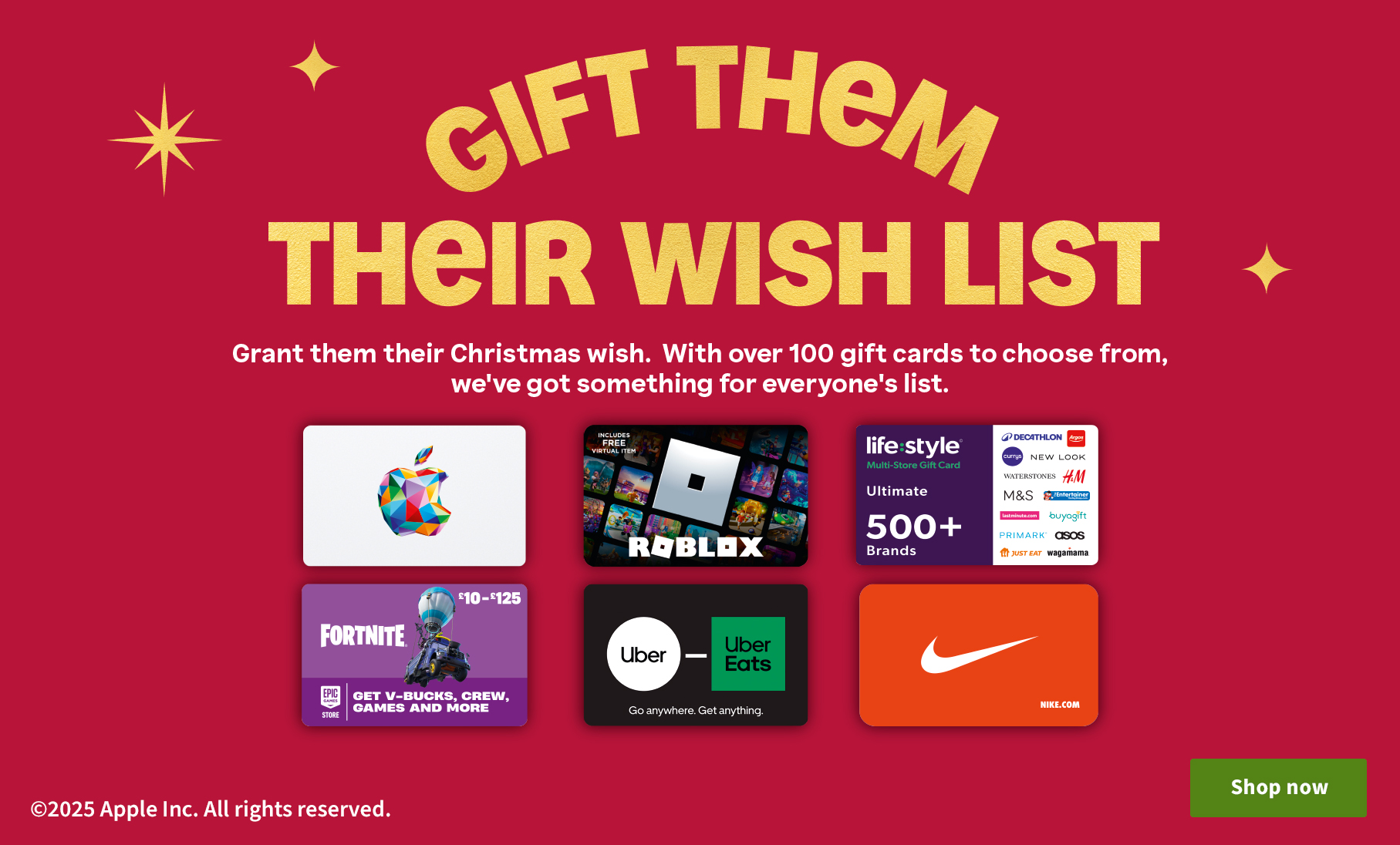 Gift them their wish list
