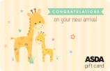 Asda New Baby Gift Card card image