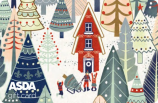Asda Christmas Nordic Forest card image