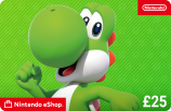 Nintendo eShop Card £25 card image