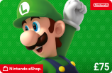 Nintendo eShop Card £75 card image