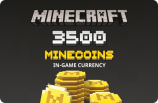 Minecraft: Minecoins Pack: 3500 Coins | Multiplatform card image