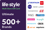 Lifestyle Ultimate eGift Card (500+ Brands) card image