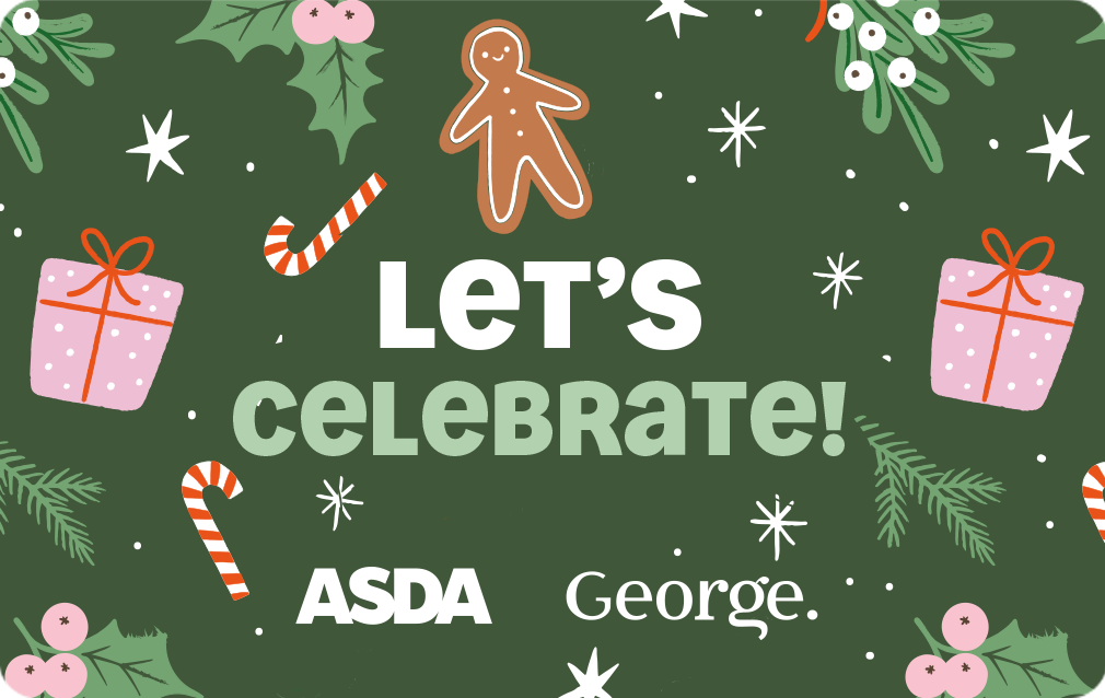 Asda Christmas Gingerbread Card