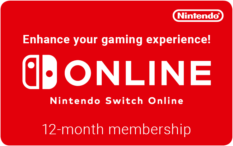 Nintendo Switch Online 12-month membership card image