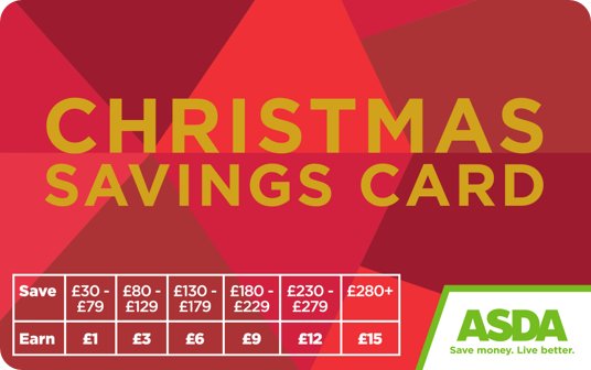 Asda Christmas Savings Card card image