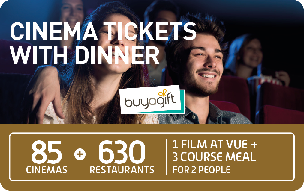 Buyagift Cinema Tickets with Dinner card image