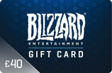 Blizzard Gift Card £40 card image