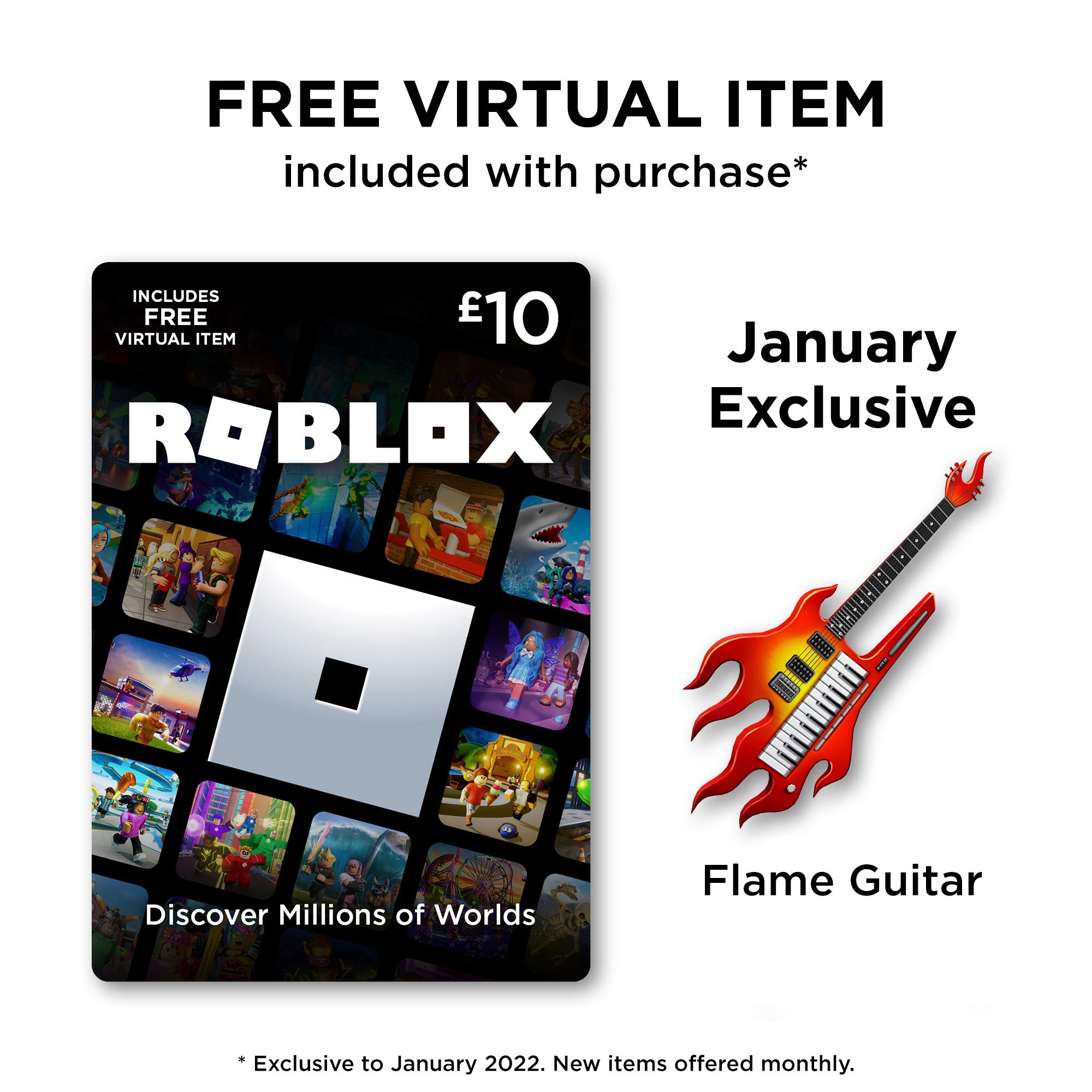 Roblox £10 Gift Card card image