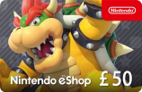 Nintendo eShop Card £50 card image