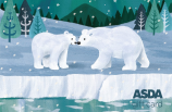 Asda Christmas Polar card image