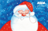 Asda Christmas Santa Illustrated card image