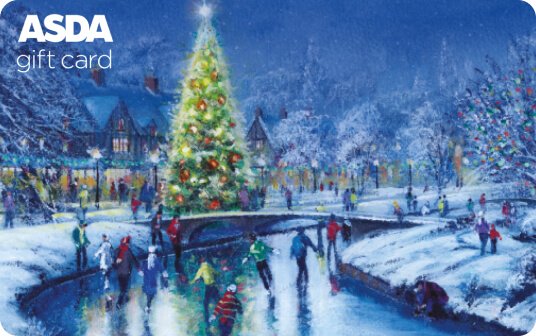 Asda Christmas Tree Scene 2021 card image