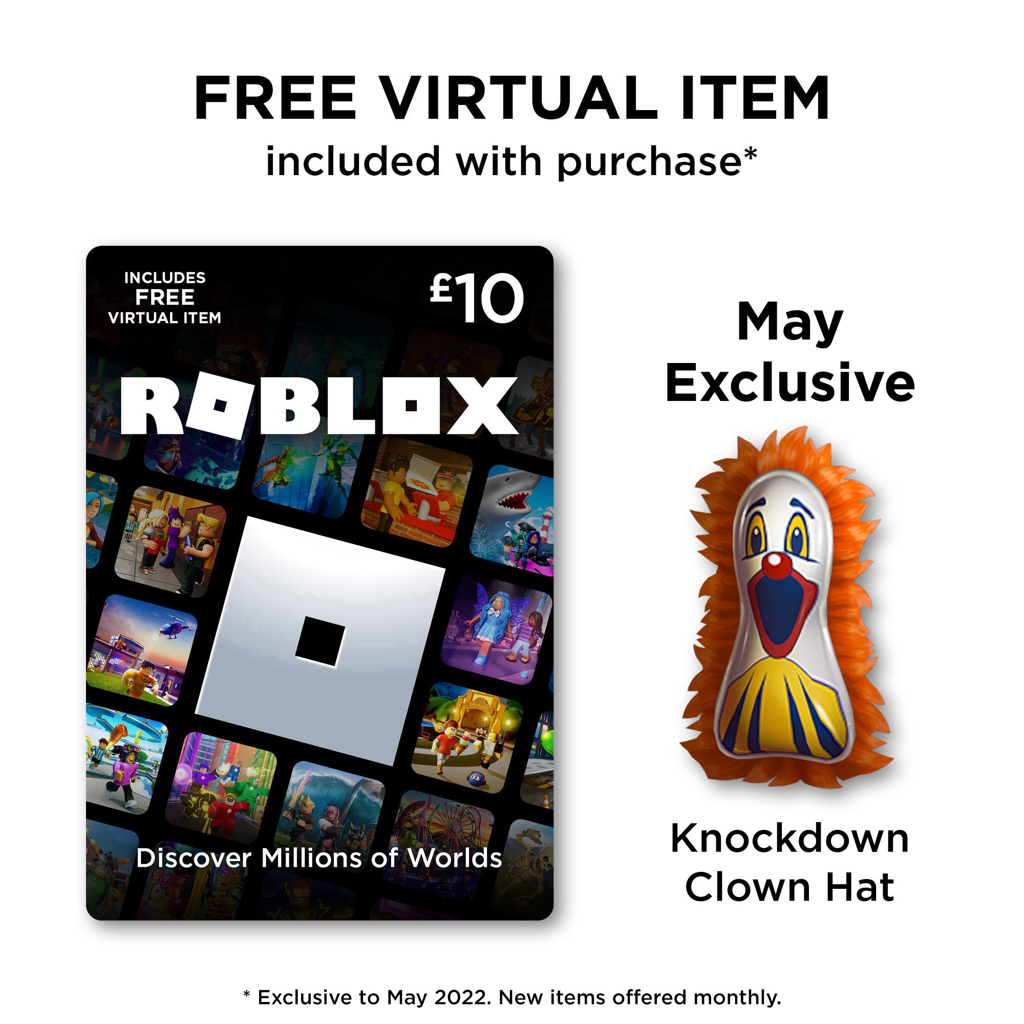 Roblox £10 Gift Card card image